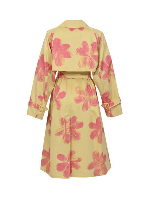 Trench midi WKSRADIOSO in gabardina antigoccia fantasia WEEKEND MAX MARA | 2615021036600001